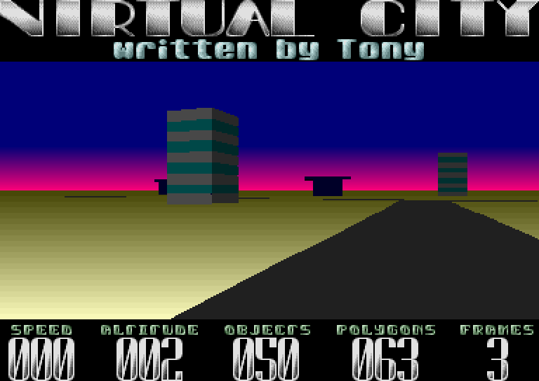 Virtual City [Falcon030] atari screenshot